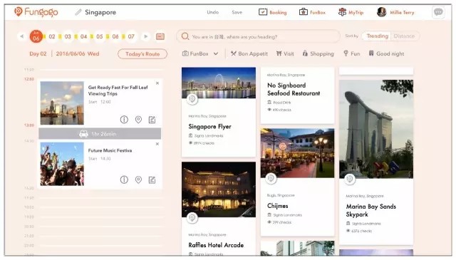 个性化旅行平台“Fungogo”:怎么用5秒为旅行者拽出一个行程