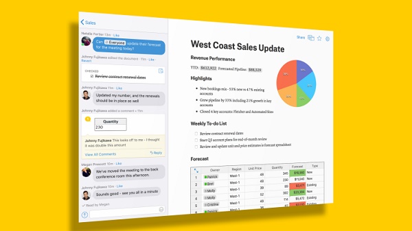 Salesforce 以 7.5 亿美元收购云计算文字处理应用 Quip